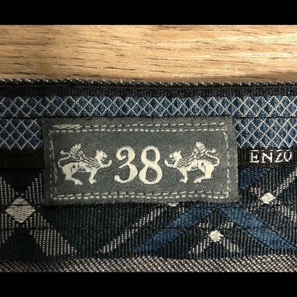 Enzo Denim Black Jeans, Size 38, missing button - Picture 3 of 10